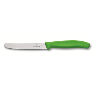 Victorinox Tomato / Utility Knife Serrated Edge 11cm Green